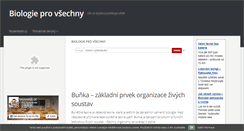 Desktop Screenshot of biologie-otazky.studentske.cz