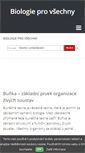 Mobile Screenshot of biologie-otazky.studentske.cz