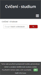 Mobile Screenshot of cviceni.studentske.cz