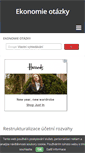 Mobile Screenshot of ekonomie-otazky.studentske.cz