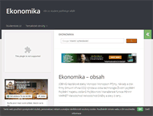 Tablet Screenshot of ekonomika-otazky.studentske.cz