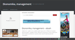 Desktop Screenshot of ekonomika-managment.studentske.cz