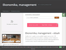 Tablet Screenshot of ekonomika-managment.studentske.cz