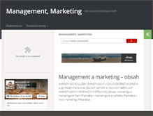 Tablet Screenshot of managment-marketing.studentske.eu
