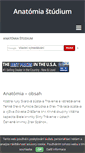 Mobile Screenshot of anatomia.studentske.cz