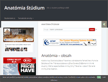 Tablet Screenshot of anatomia.studentske.cz