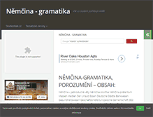Tablet Screenshot of nemcina-gramatika-maturita.studentske.cz