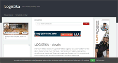 Desktop Screenshot of logistika-cz.studentske.cz