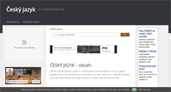 Desktop Screenshot of jazyk.studentske.cz